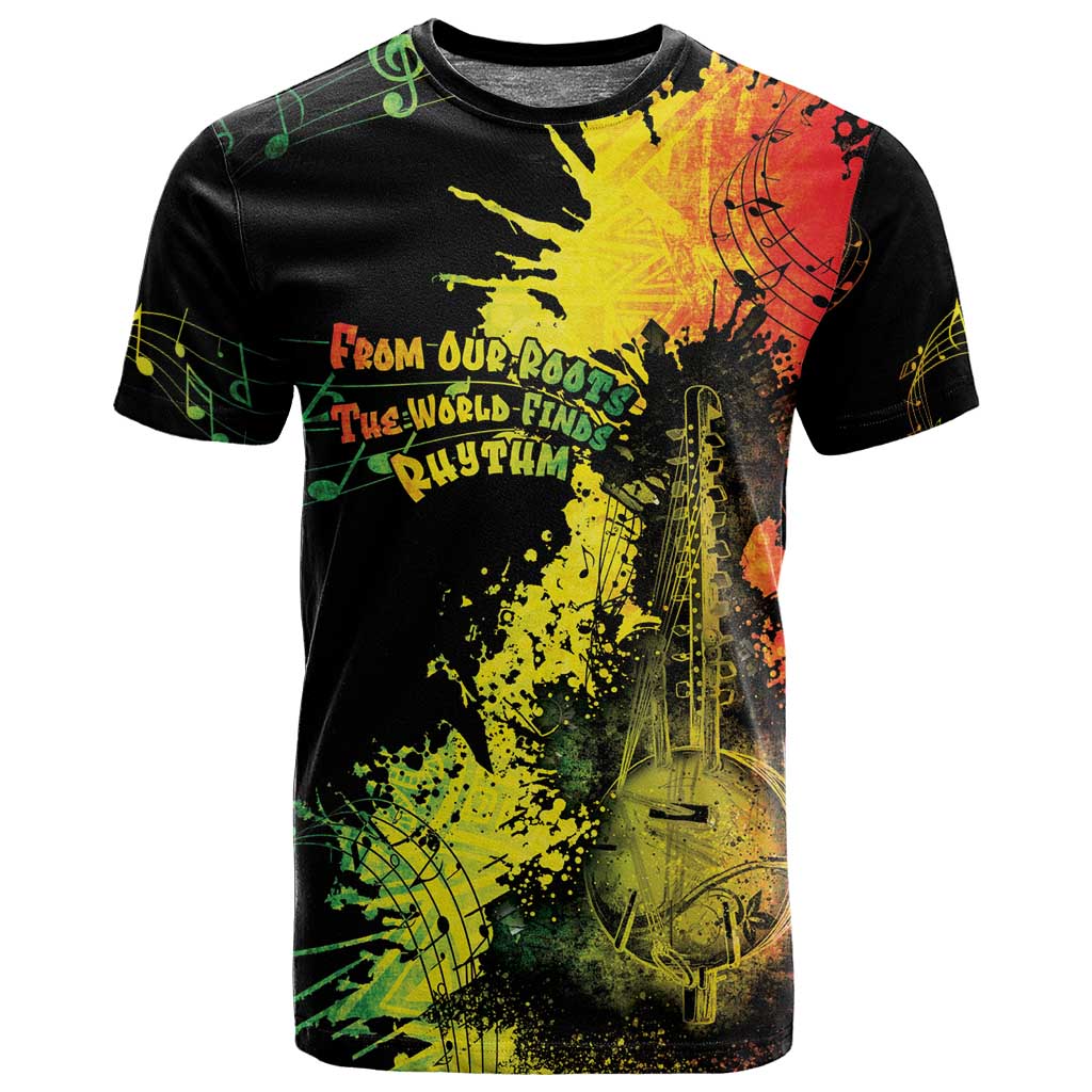 Afro Music Pride T shirt From Our Roots The World Finds Rhythm LT05
