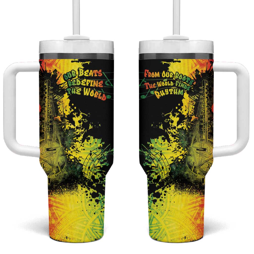 Afro Music Pride Tumbler With Handle From Our Roots The World Finds Rhythm LT05
