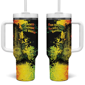 Afro Music Pride Tumbler With Handle From Our Roots The World Finds Rhythm LT05