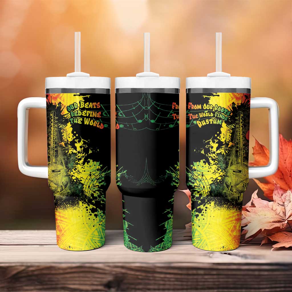 Afro Music Pride Tumbler With Handle From Our Roots The World Finds Rhythm LT05