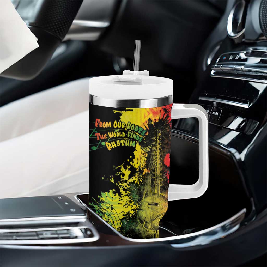 Afro Music Pride Tumbler With Handle From Our Roots The World Finds Rhythm LT05