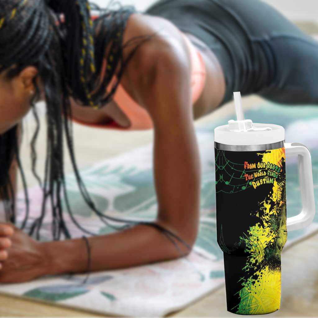 Afro Music Pride Tumbler With Handle From Our Roots The World Finds Rhythm LT05
