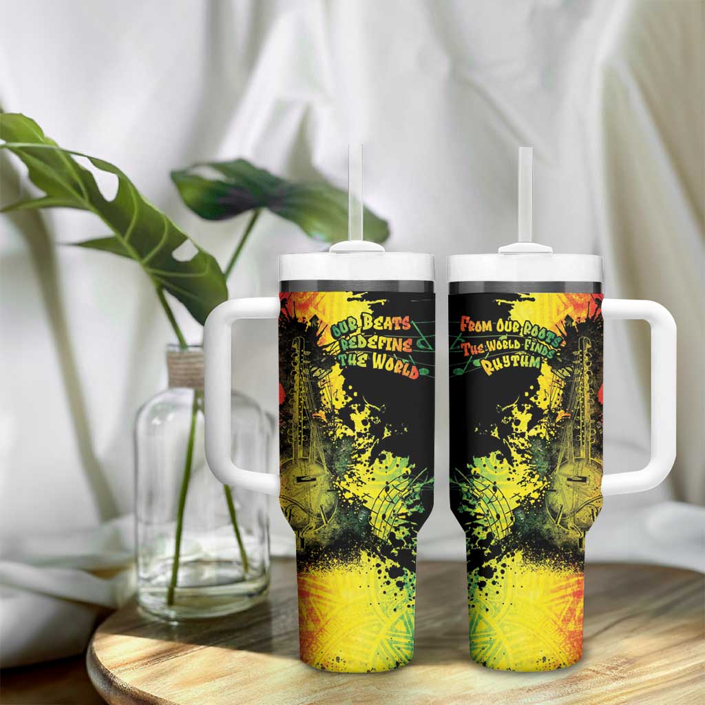 Afro Music Pride Tumbler With Handle From Our Roots The World Finds Rhythm LT05