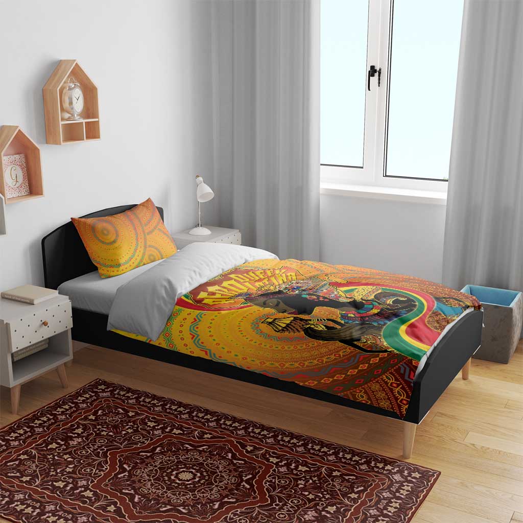Afro Latina Queen Bedding Set The Beauty Of Black Women LT05