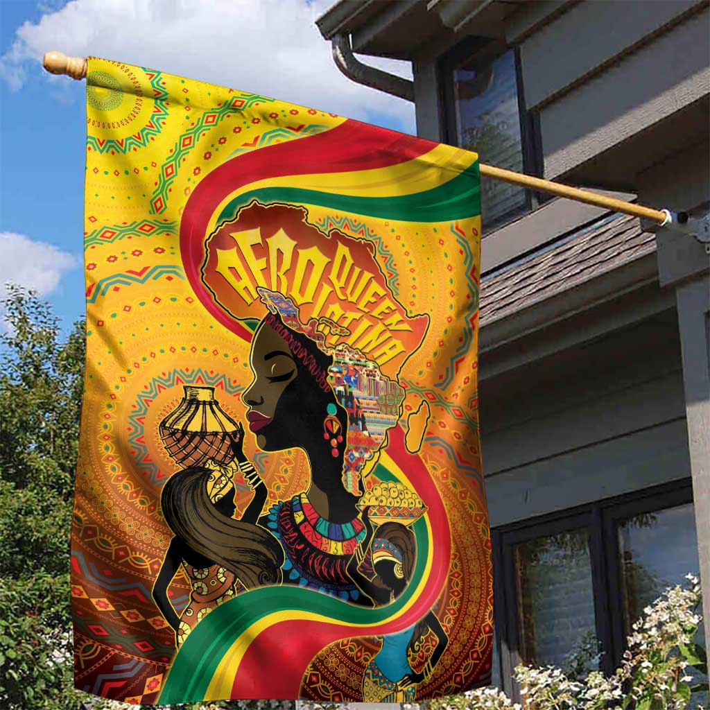 Afro Latina Queen Garden Flag The Beauty Of Black Women LT05