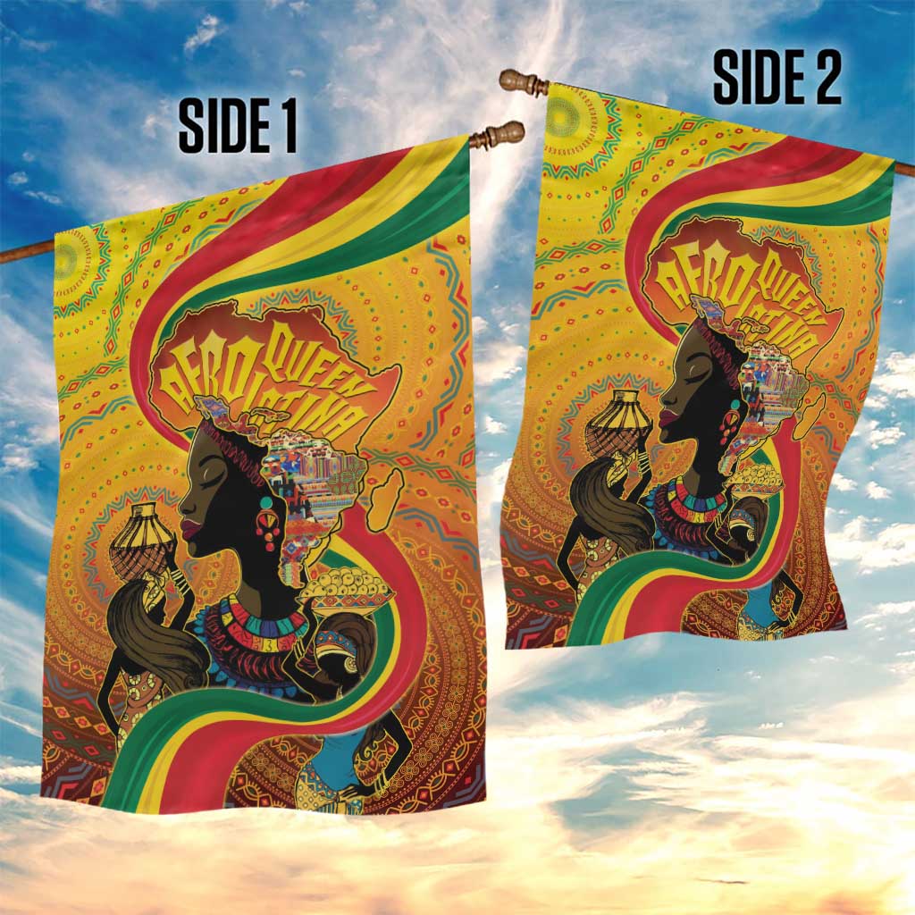 Afro Latina Queen Garden Flag The Beauty Of Black Women LT05