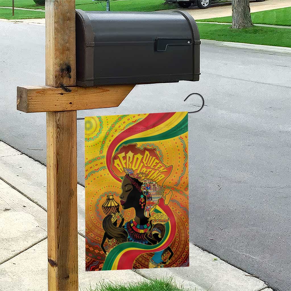 Afro Latina Queen Garden Flag The Beauty Of Black Women LT05