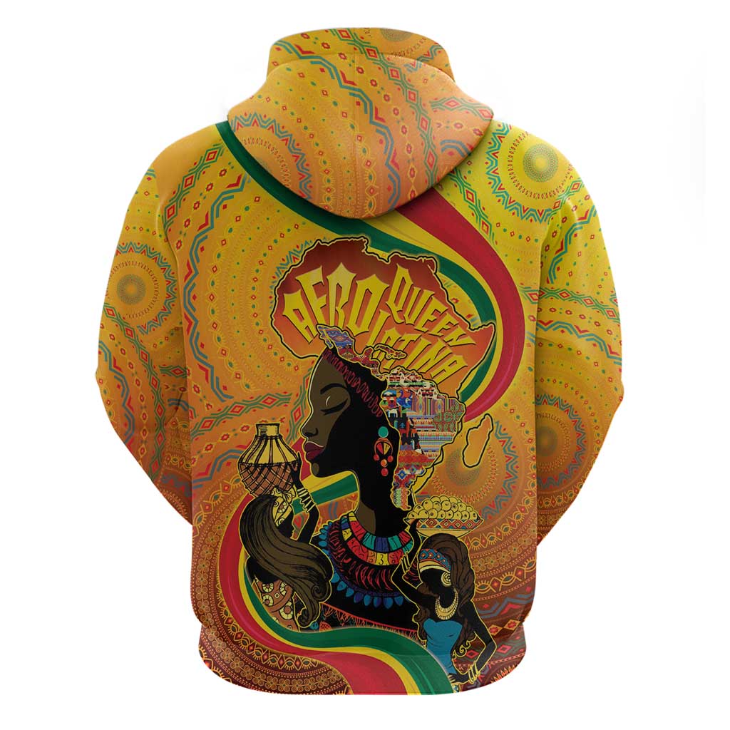 Afro Latina Queen Hoodie The Beauty Of Black Women LT05