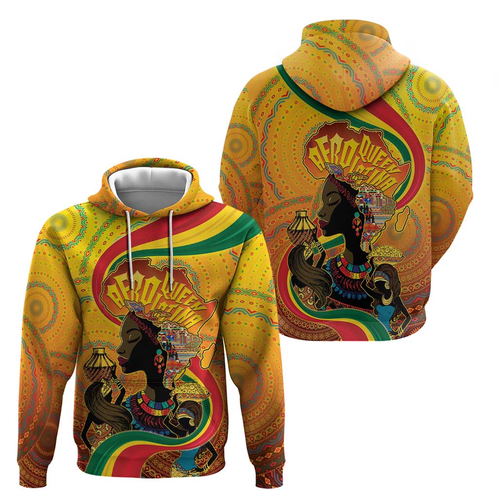Afro Latina Queen Hoodie The Beauty Of Black Women LT05