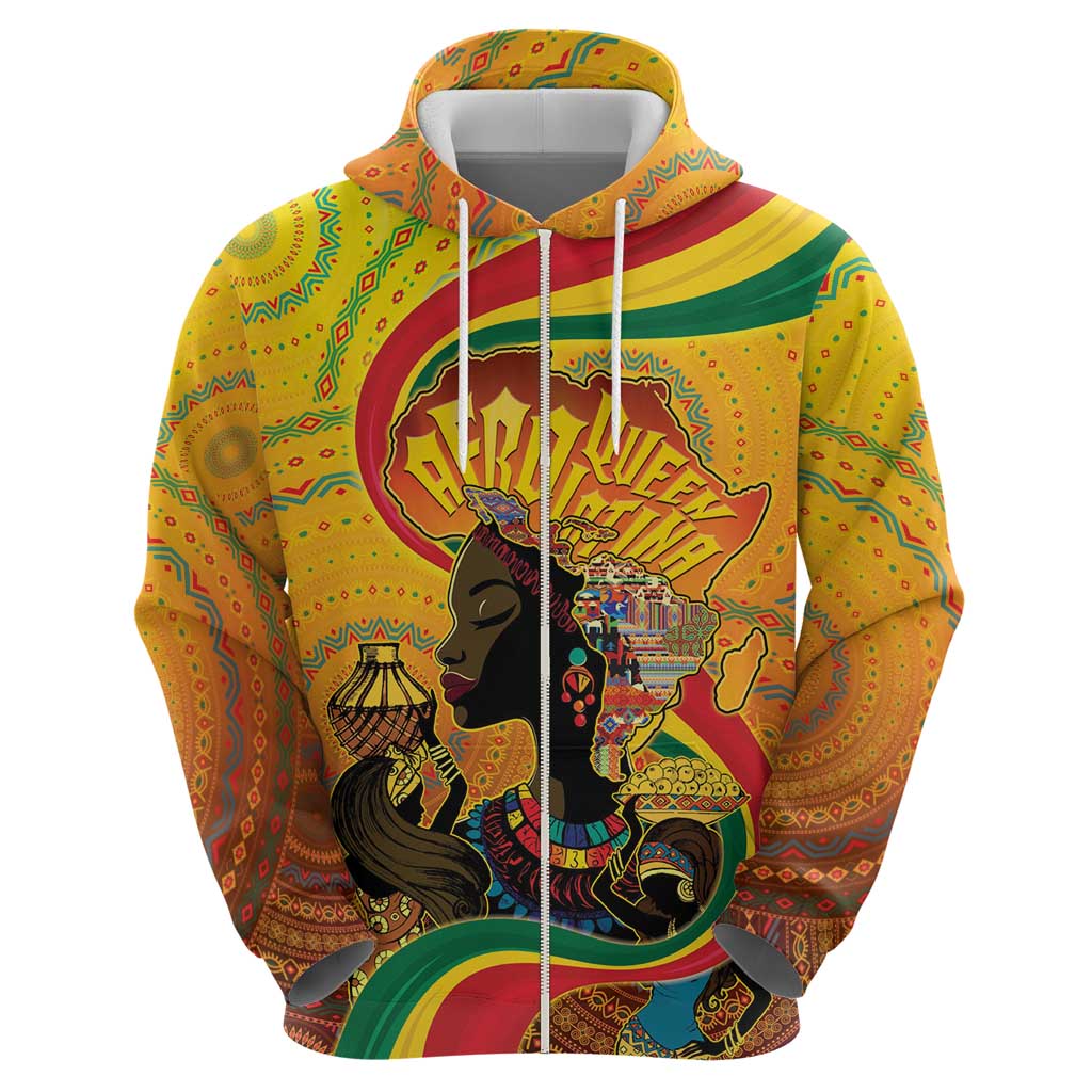 Afro Latina Queen Hoodie The Beauty Of Black Women LT05