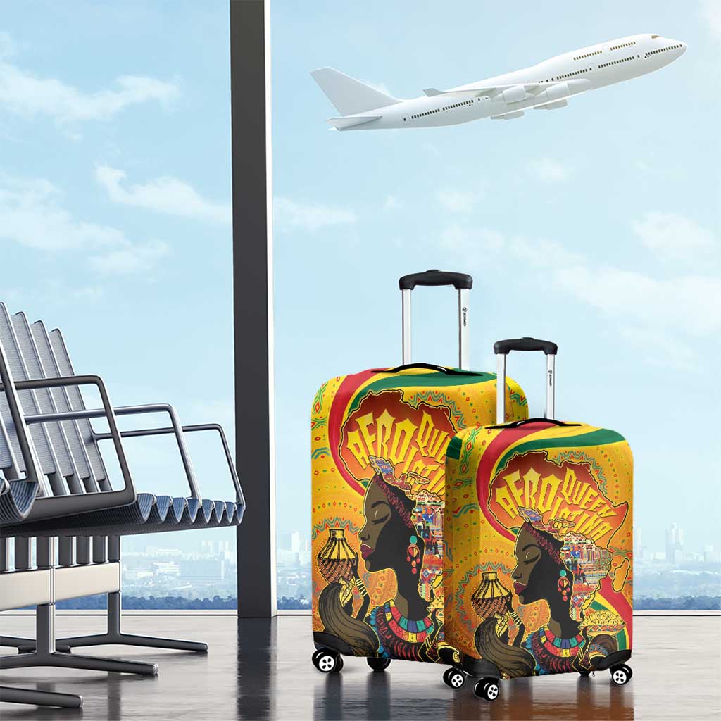 Afro Latina Queen Luggage Cover The Beauty Of Black Women LT05