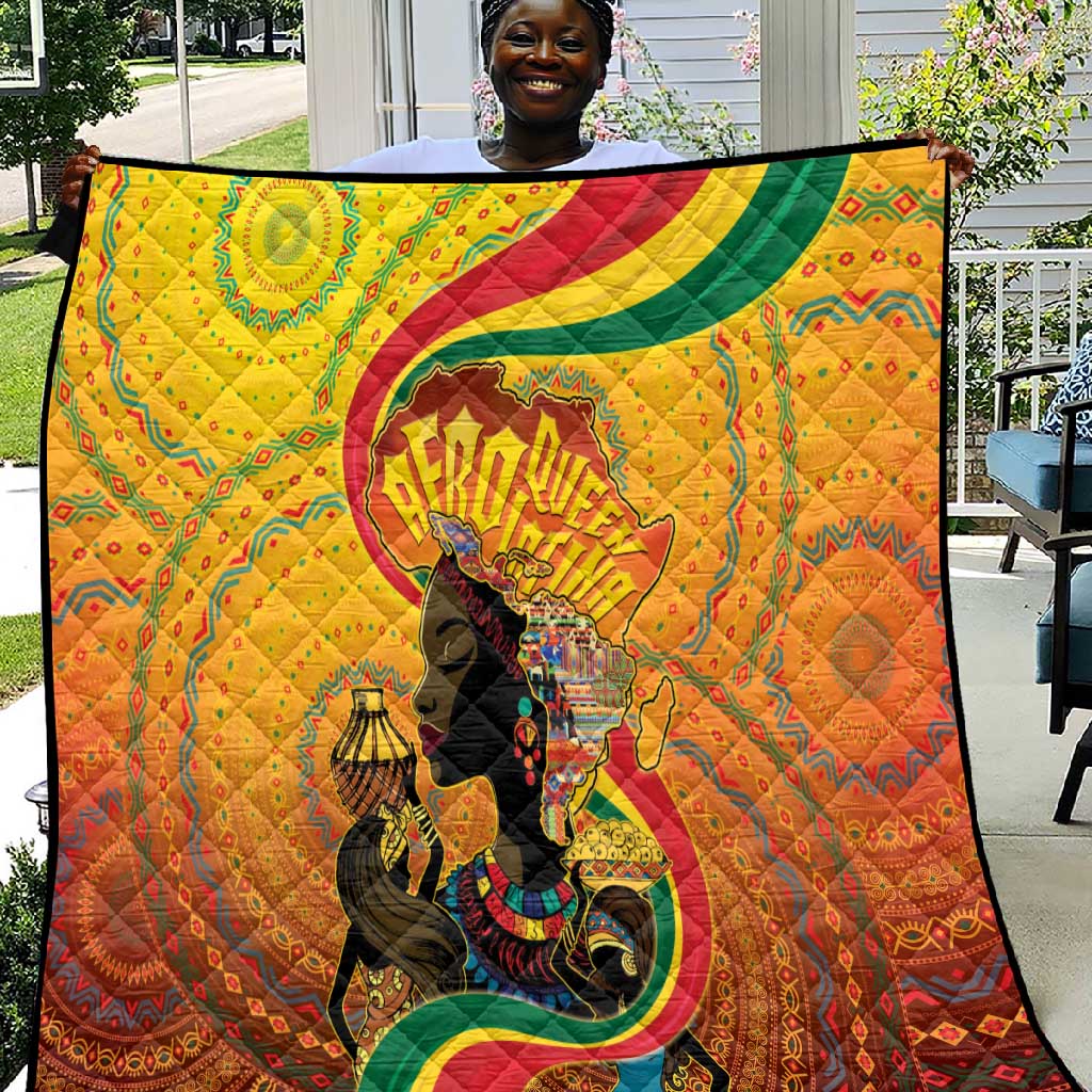 Afro Latina Queen Quilt The Beauty Of Black Women LT05