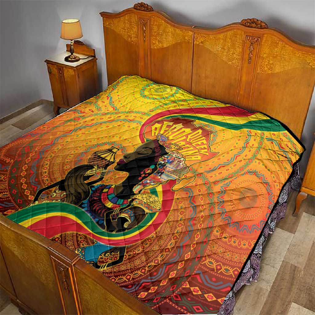 Afro Latina Queen Quilt The Beauty Of Black Women LT05