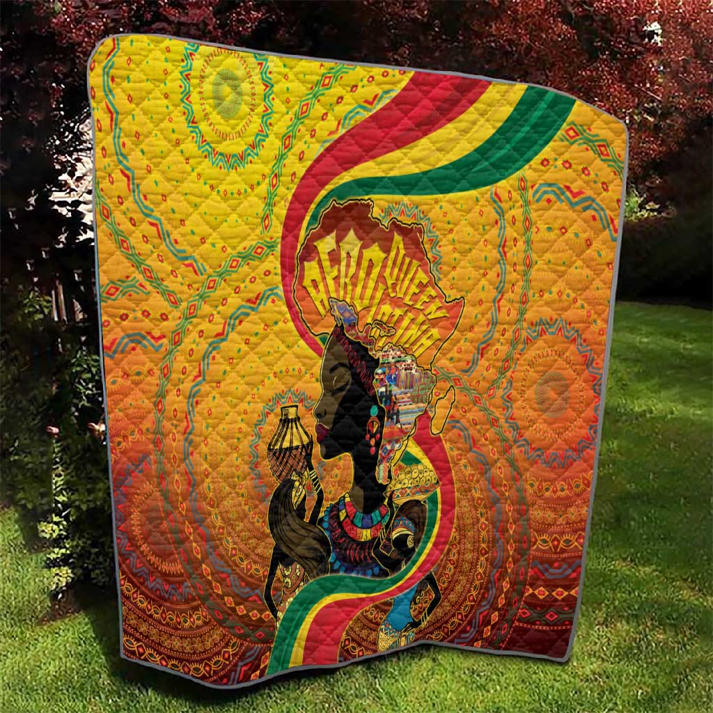 Afro Latina Queen Quilt The Beauty Of Black Women LT05