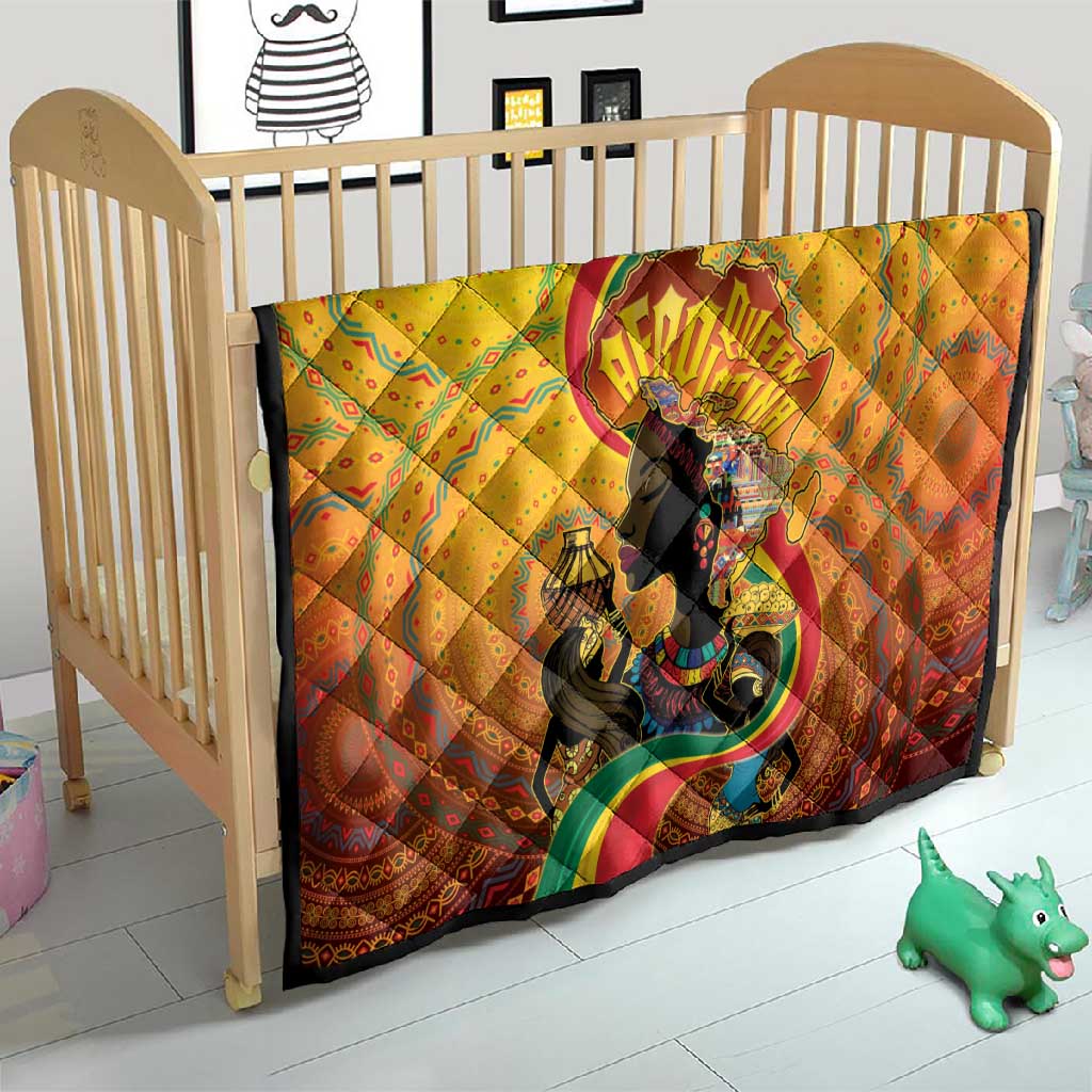 Afro Latina Queen Quilt The Beauty Of Black Women LT05