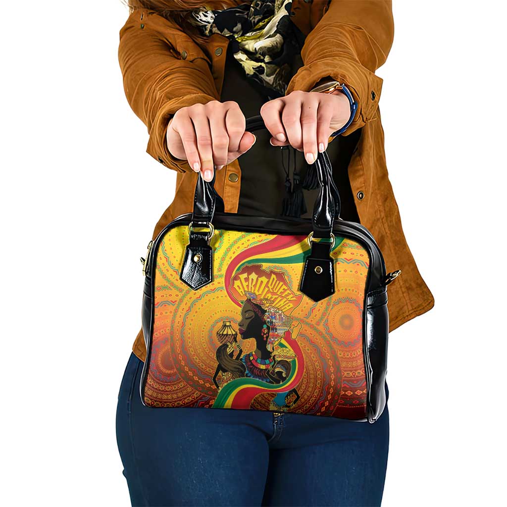 Afro Latina Queen Shoulder Handbag The Beauty Of Black Women LT05