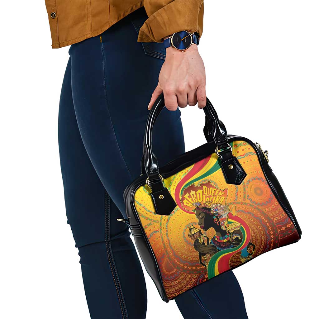 Afro Latina Queen Shoulder Handbag The Beauty Of Black Women LT05