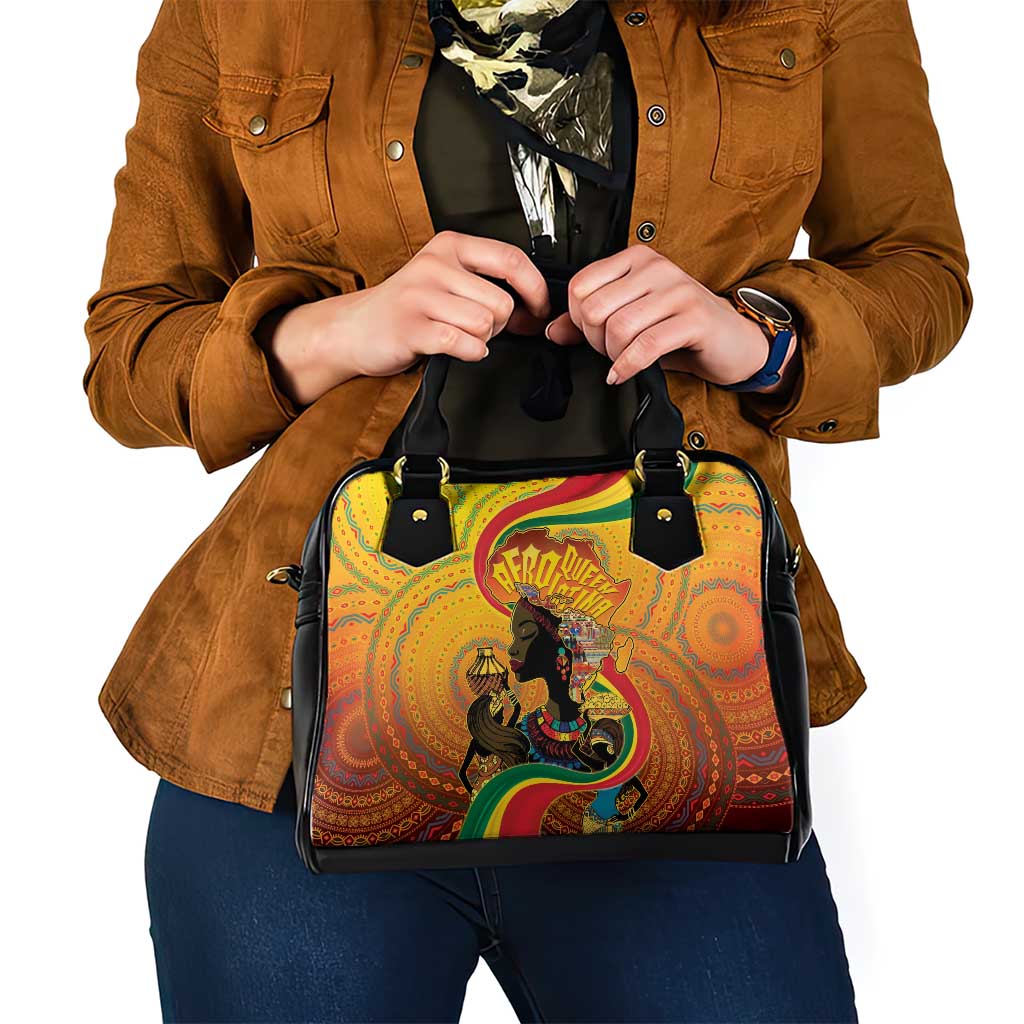 Afro Latina Queen Shoulder Handbag The Beauty Of Black Women LT05