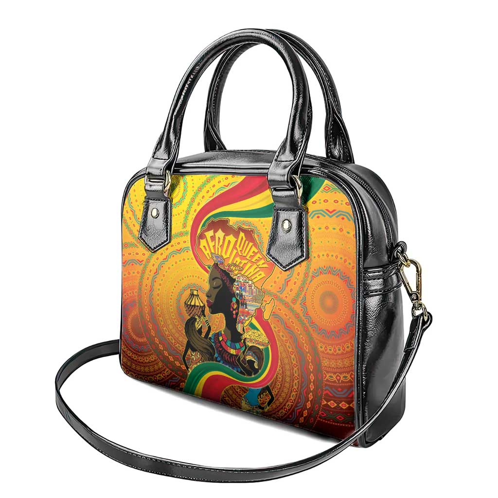 Afro Latina Queen Shoulder Handbag The Beauty Of Black Women LT05