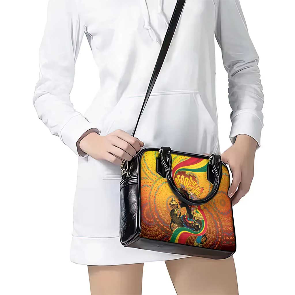 Afro Latina Queen Shoulder Handbag The Beauty Of Black Women LT05