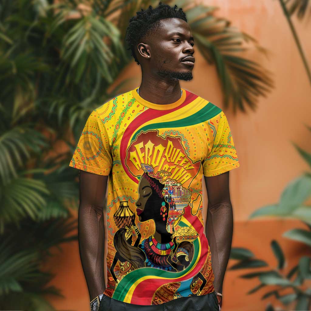 Afro Latina Queen T shirt The Beauty Of Black Women LT05