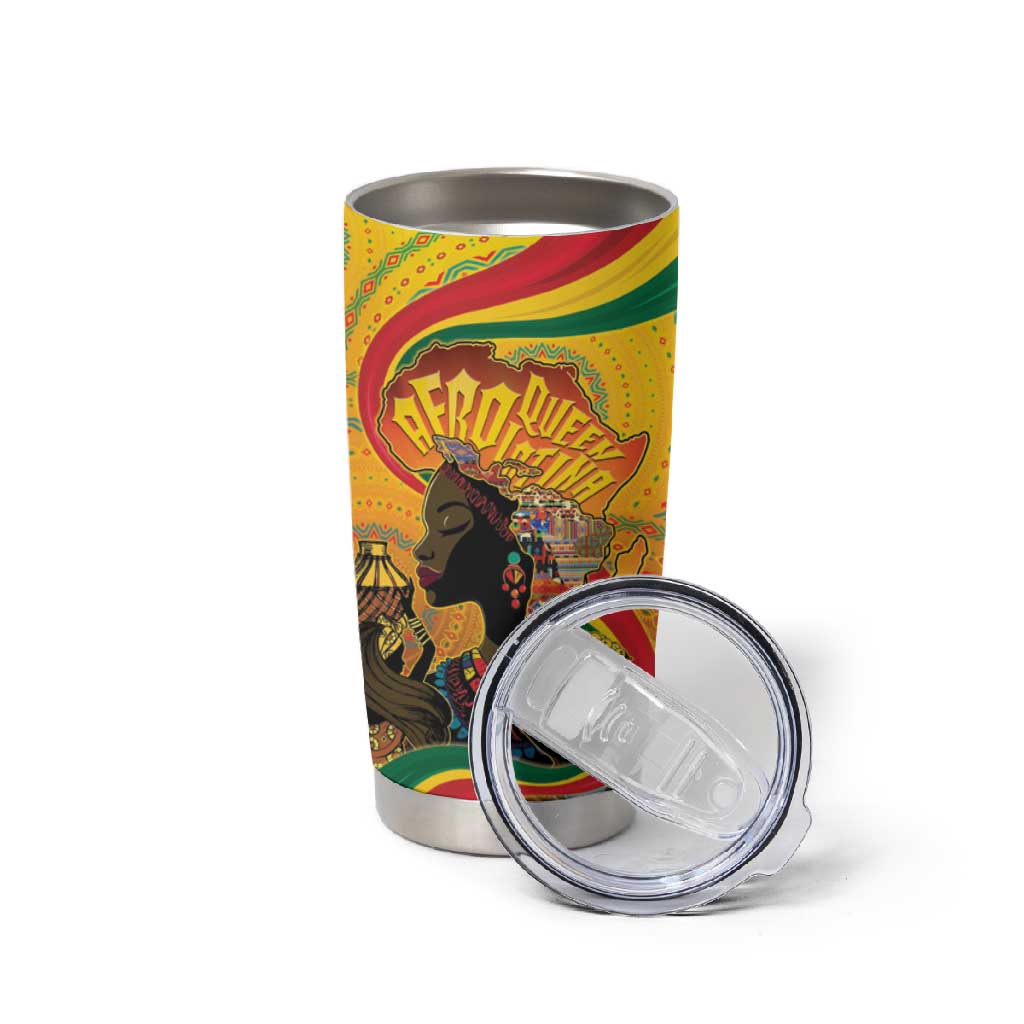 Afro Latina Queen Tumbler Cup The Beauty Of Black Women LT05