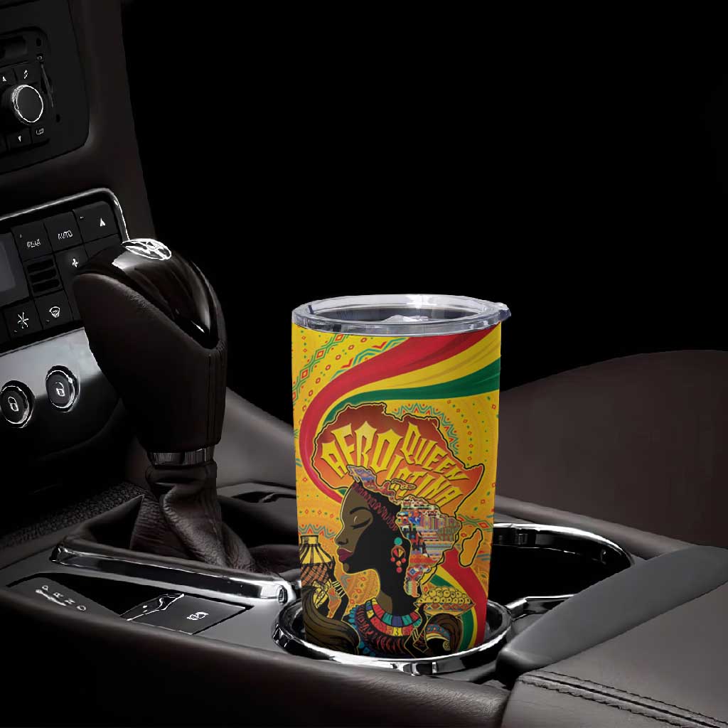 Afro Latina Queen Tumbler Cup The Beauty Of Black Women LT05