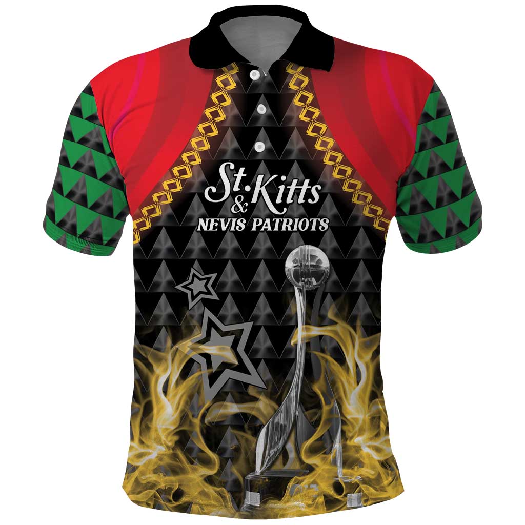 Custom St Kitts Nevis Cricket Patriots Polo Shirt Road To Victory LT05