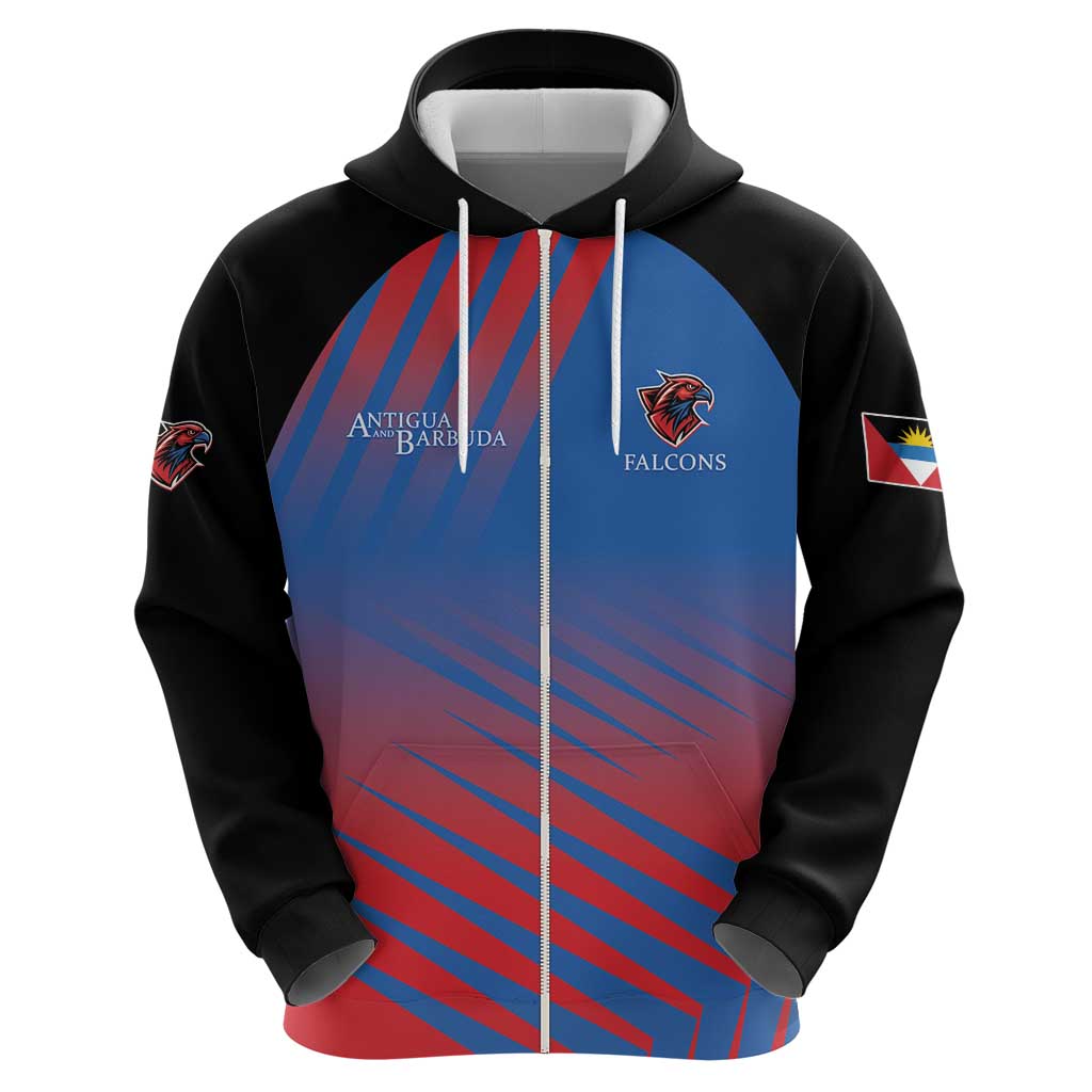 Custom Antigua and Barbuda Cricket Hoodie Falcons Unstoppable LT05