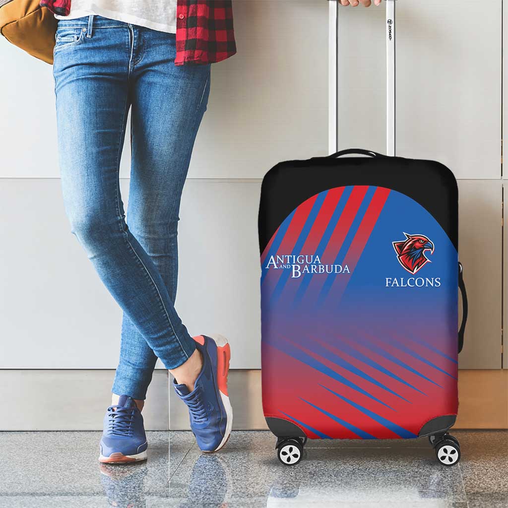 Antigua and Barbuda Cricket Luggage Cover Falcons Unstoppable LT05