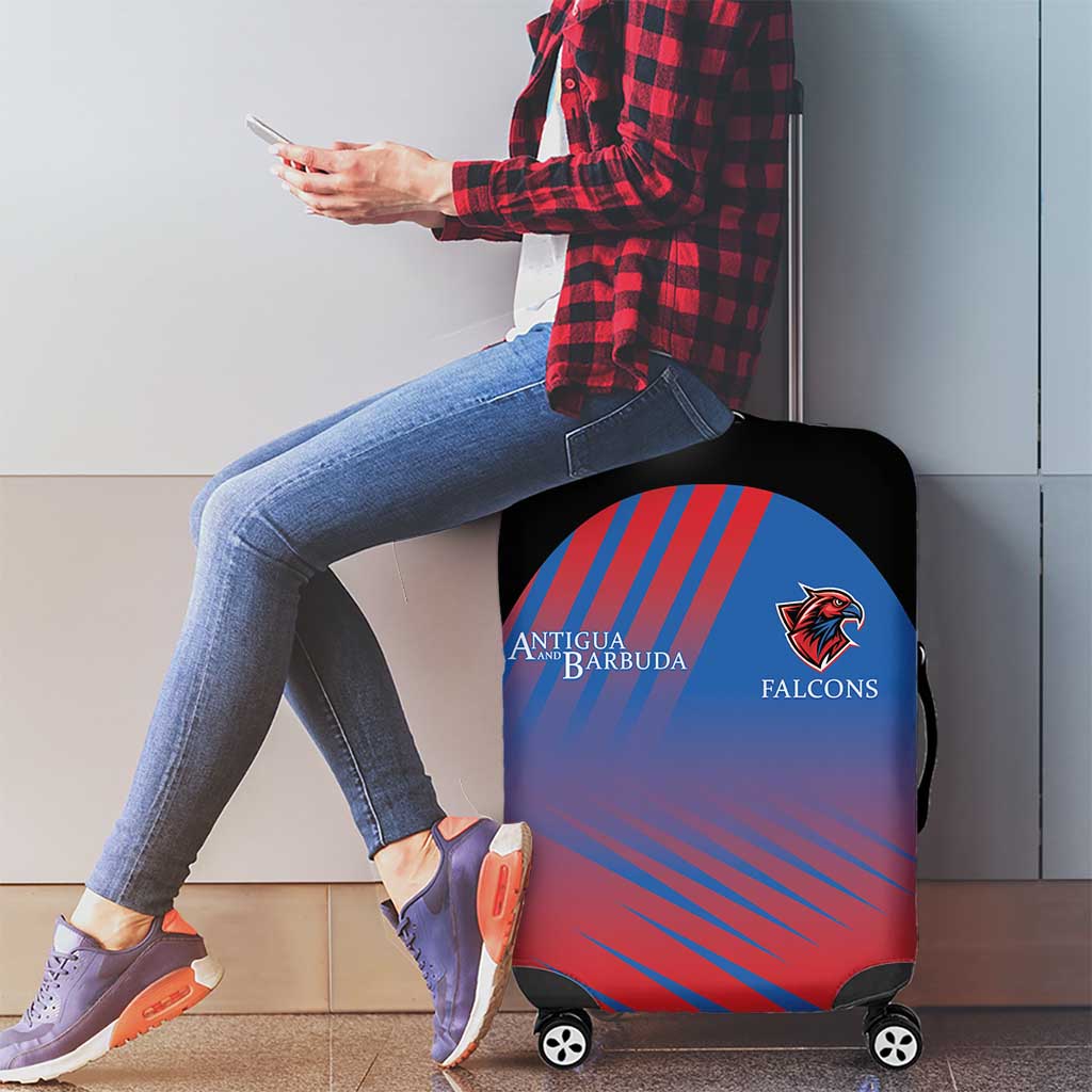 Antigua and Barbuda Cricket Luggage Cover Falcons Unstoppable LT05