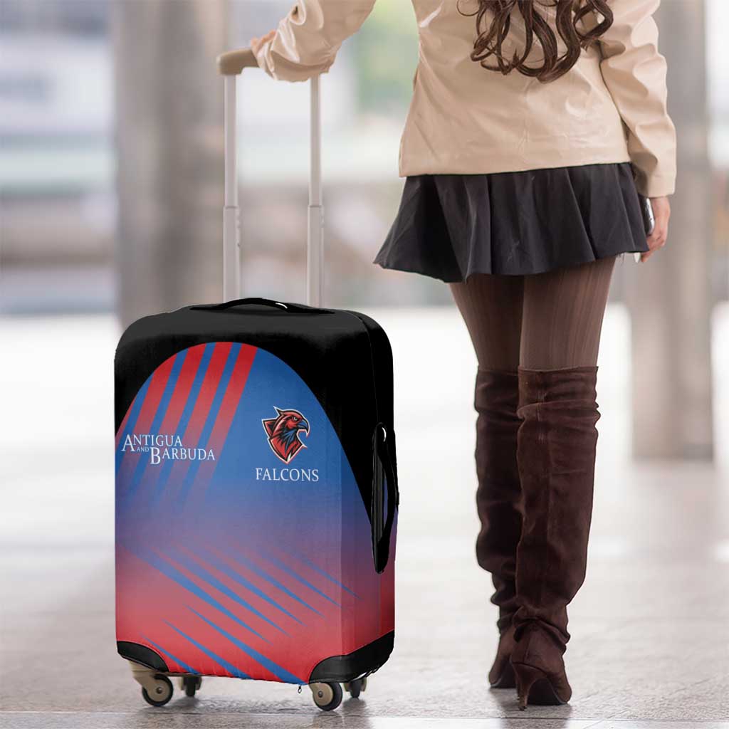 Antigua and Barbuda Cricket Luggage Cover Falcons Unstoppable LT05