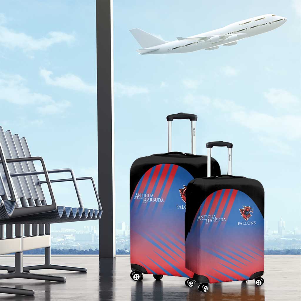 Antigua and Barbuda Cricket Luggage Cover Falcons Unstoppable LT05