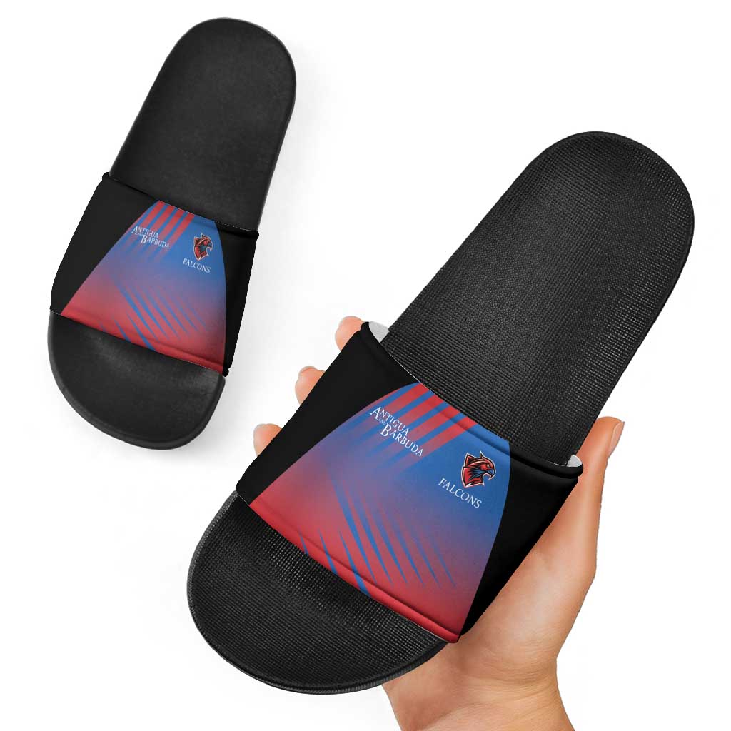 Antigua and Barbuda Cricket Slide Sandals Falcons Unstoppable LT05