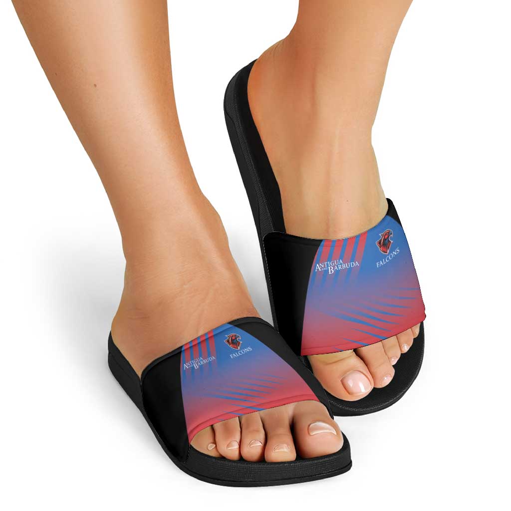 Antigua and Barbuda Cricket Slide Sandals Falcons Unstoppable LT05