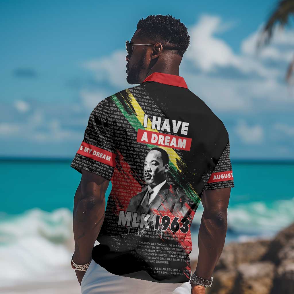 MLK Honoring The Legacy Hawaiian Shirt Black Version LT05