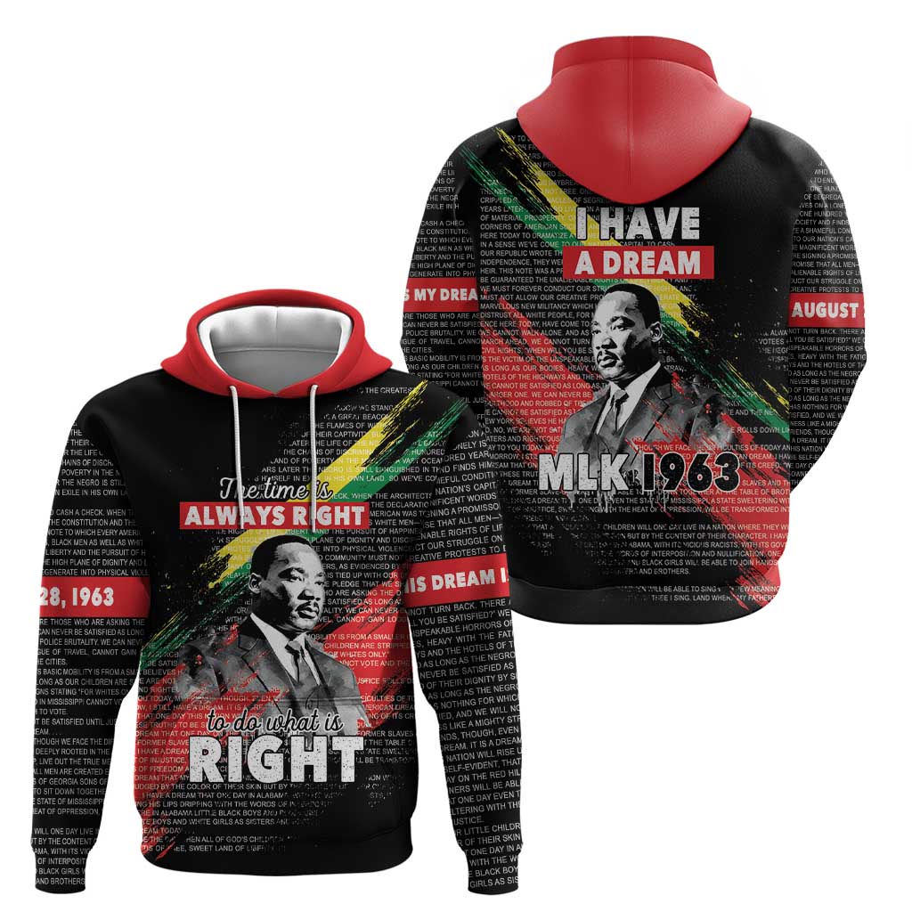 MLK Honoring The Legacy Hoodie Black Version LT05