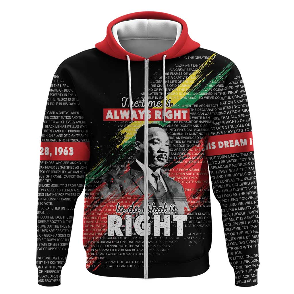 MLK Honoring The Legacy Hoodie Black Version LT05