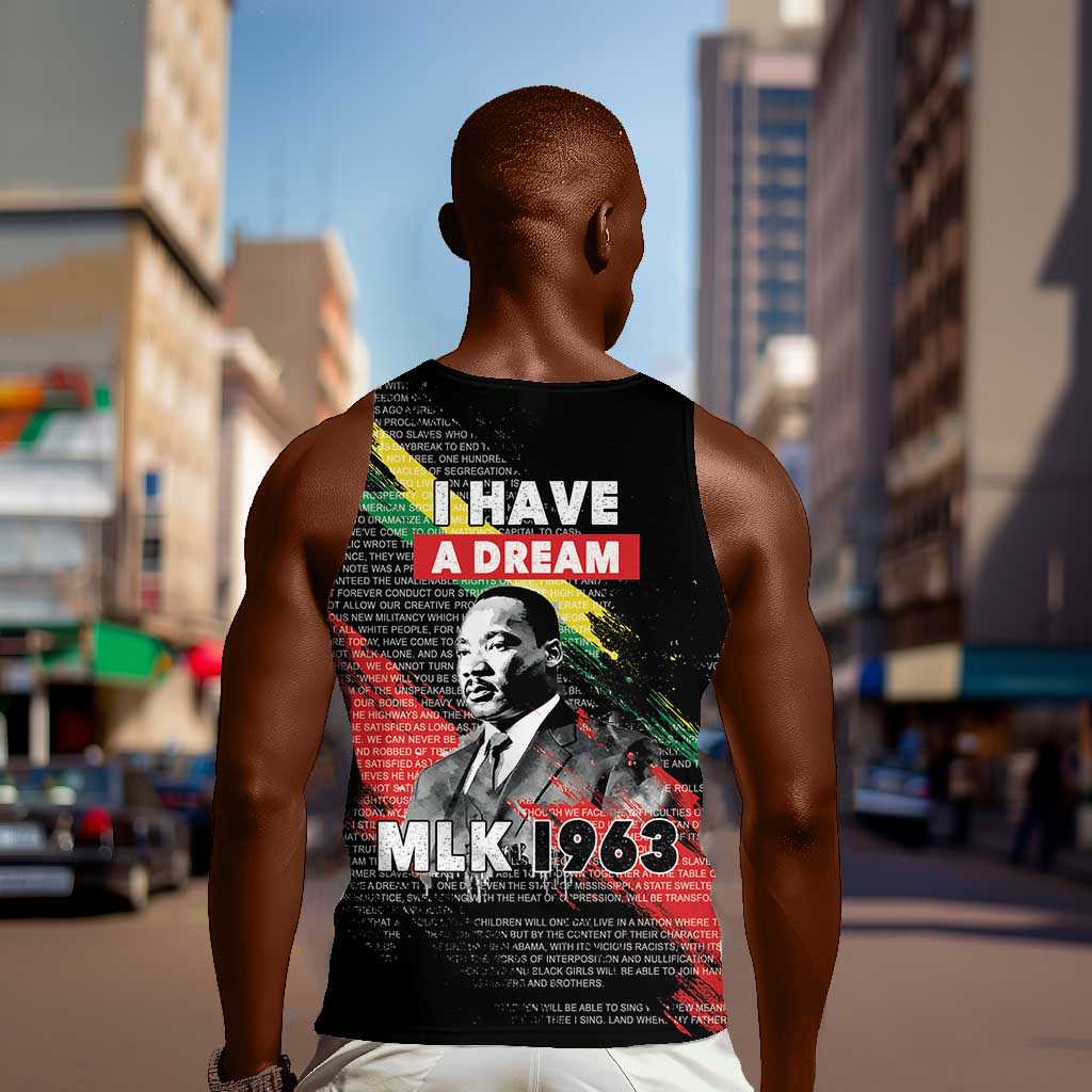 MLK Honoring The Legacy Men Tank Top Black Version LT05