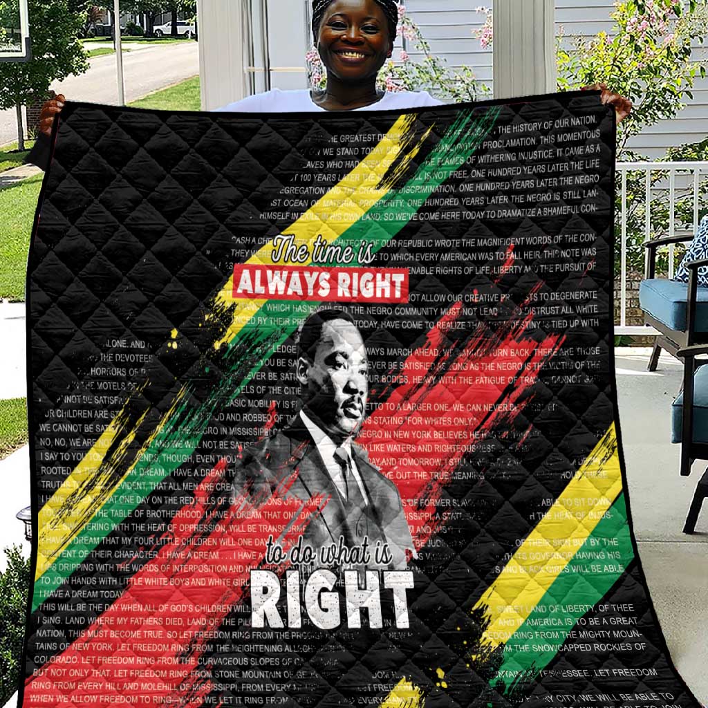 MLK Honoring The Legacy Quilt Black Version LT05
