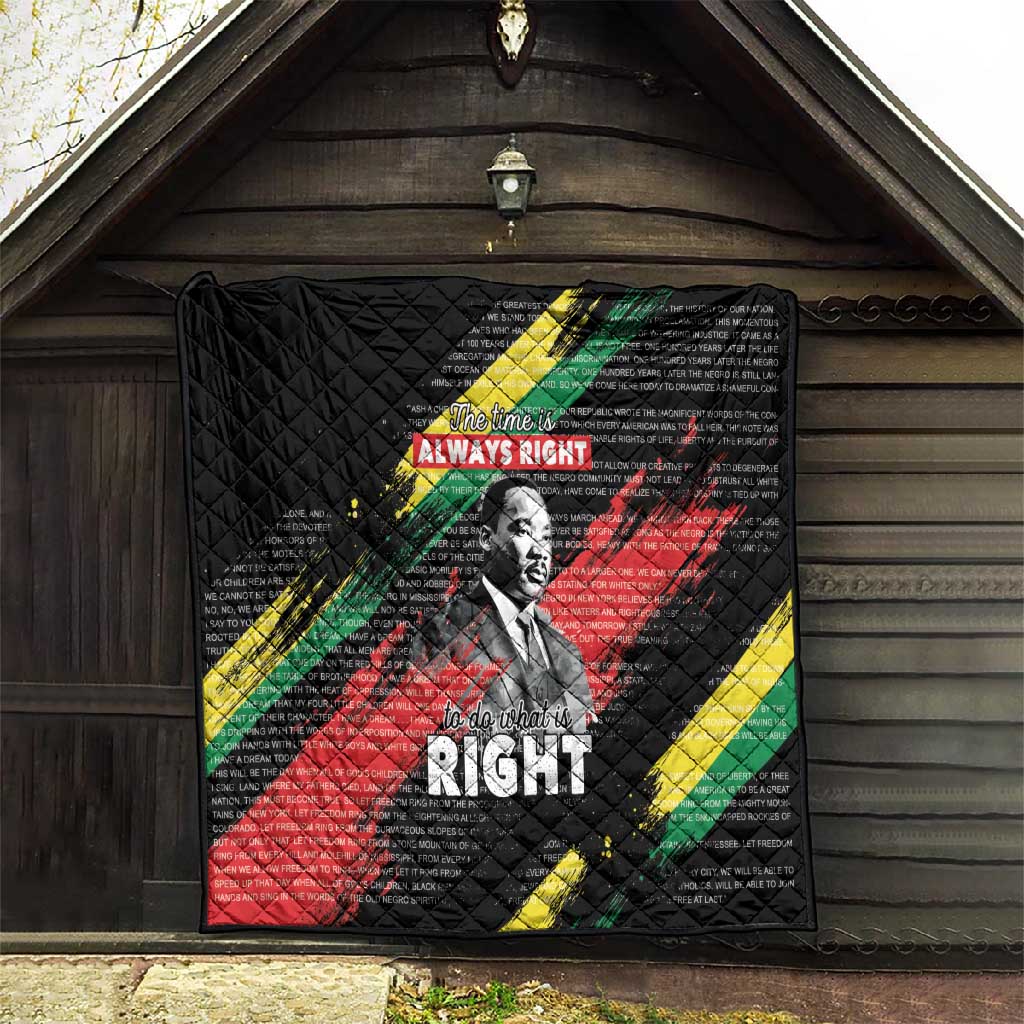 MLK Honoring The Legacy Quilt Black Version LT05