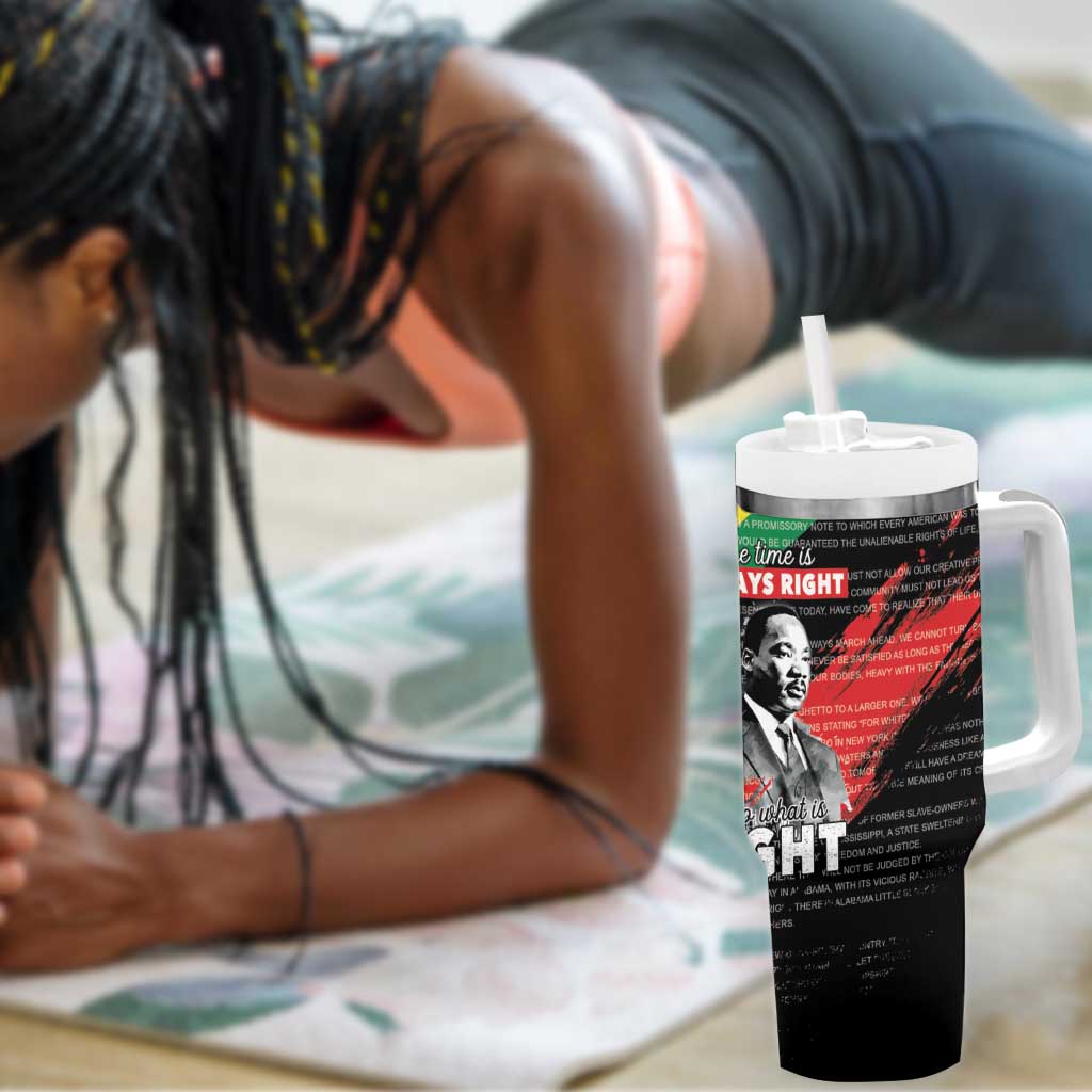 MLK Honoring The Legacy Tumbler With Handle Black Version LT05