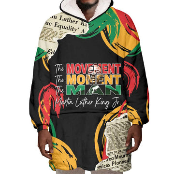 Remembering The Legacy Of MLK Wearable Blanket Hoodie LT05