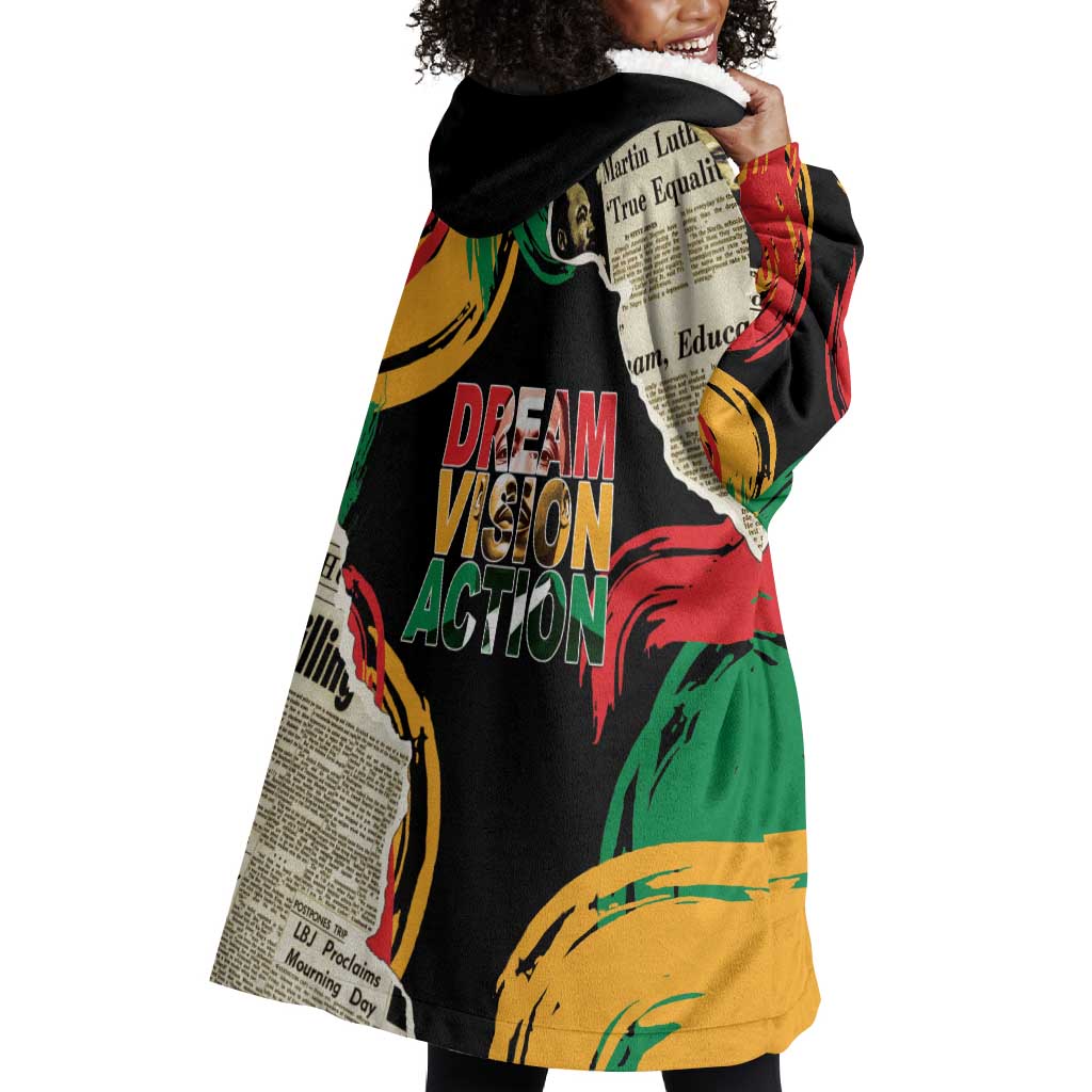 Remembering The Legacy Of MLK Wearable Blanket Hoodie LT05