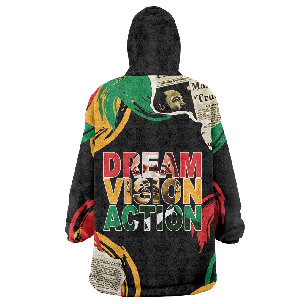 Remembering The Legacy Of MLK Wearable Blanket Hoodie LT05