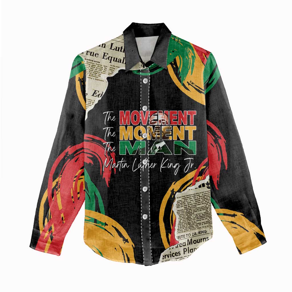 Remembering The Legacy Of MLK Women Casual Shirt LT05