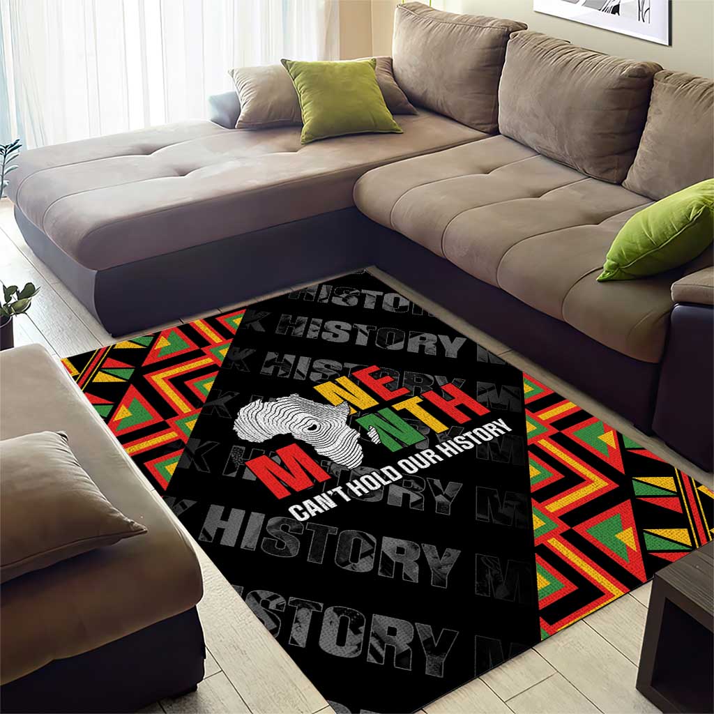 Black History Month Area Rug One Month Can't Hold Our History LT05