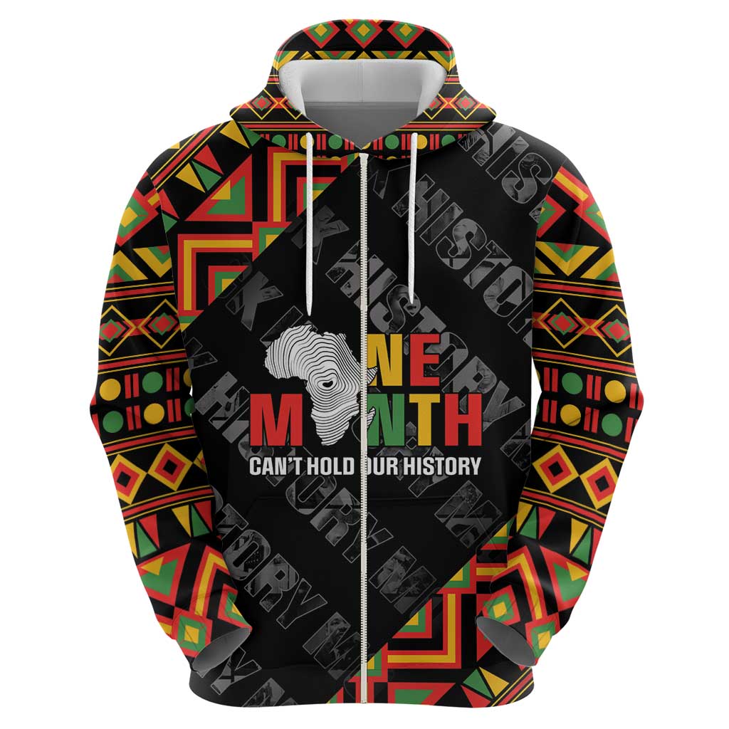Black History Month Hoodie One Month Can't Hold Our History LT05