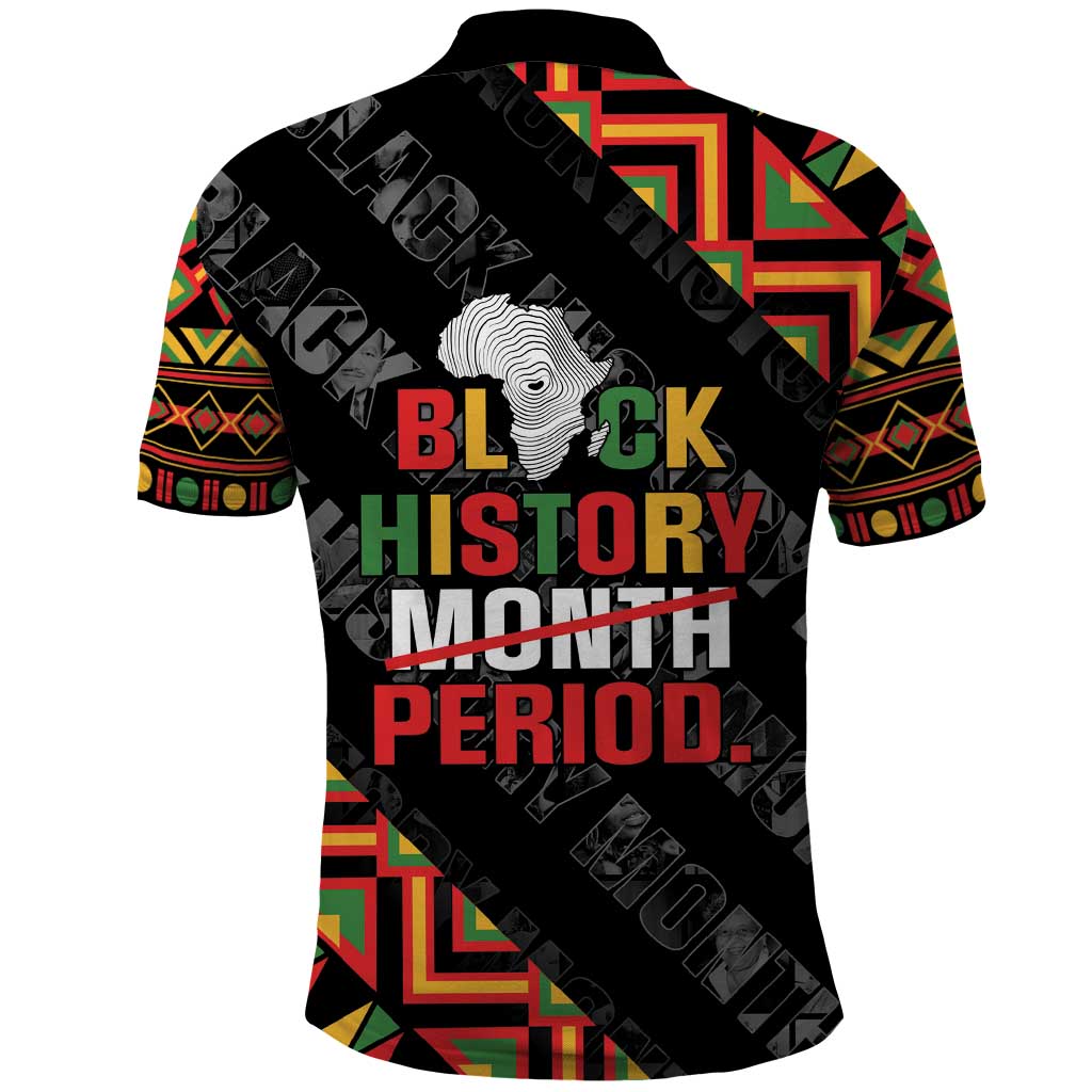 Black History Month Polo Shirt One Month Can't Hold Our History LT05