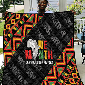 Black History Month Quilt One Month Can't Hold Our History LT05